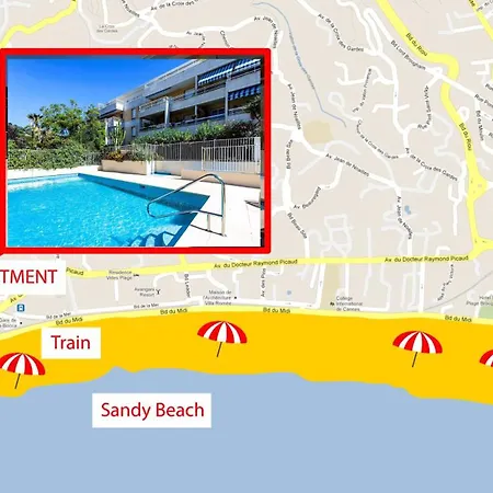 Apartment B014 Spacieux 2 Piscine Parking 4min